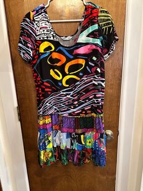 Jams World Hattie  Mixed Media Dress Size S